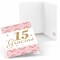 Big Dot of Happiness Mis Quince Anos - Quinceanera Sweet 15 Birthday Party Thank You Cards (8 count)
